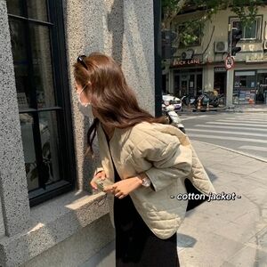 Toteme Beige Quilted Puff Jacket